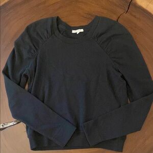 Women's Black Long Sleeve Top